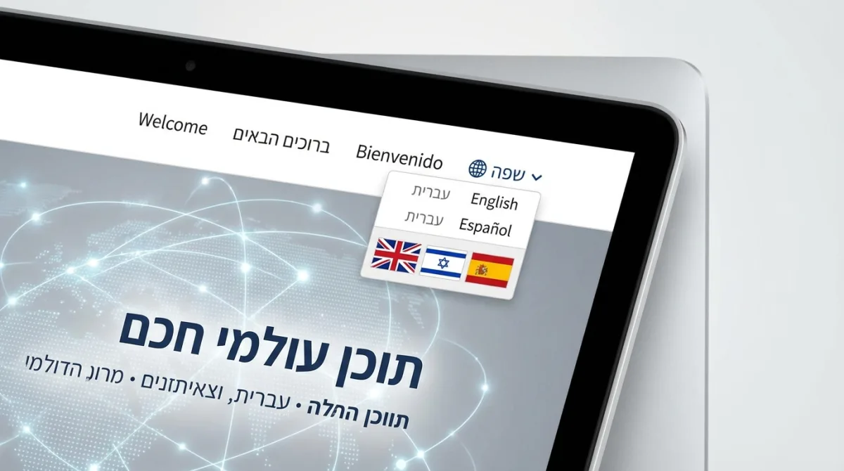 פיתוח אתר וורדפרס רב לשוני