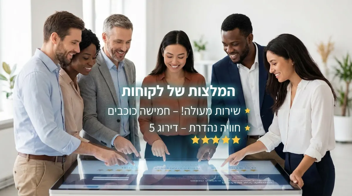 חוות דעת לקוחות באתר